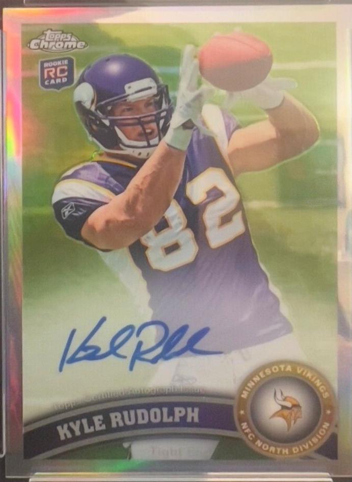 Kyle Rudolph [Two Handed Catch Autograph Refractor] #203