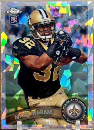 Mark Ingram [Ball in Left Arm Crystal Atomic Refractor] #50