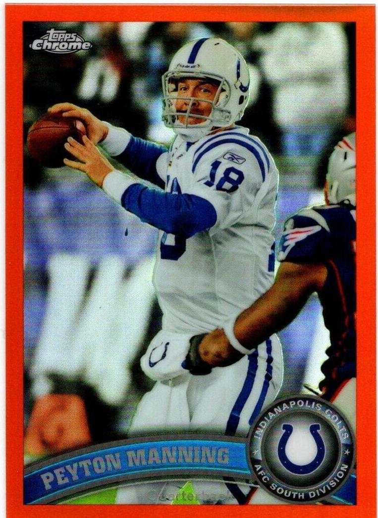Peyton Manning [Orange Refractor] #110