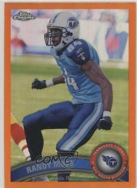 Randy Moss [Orange Refractor] #101
