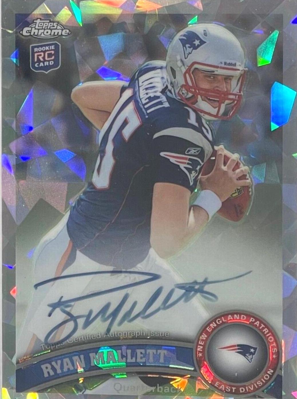 Ryan Mallett [Rolling Out Crystal Atomic Refractor Autograph] #122
