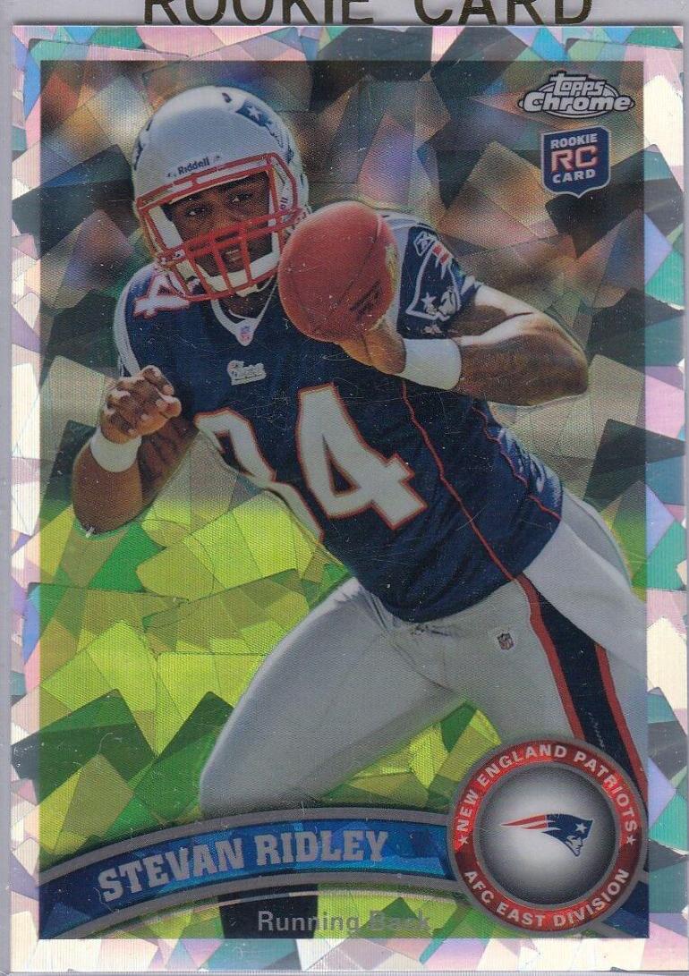 Stevan Ridley [Crystal Atomic Refractor Autograph] #193
