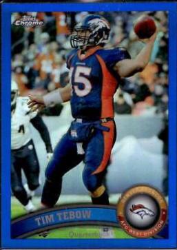 Tim Tebow [Blue Refractor] #148