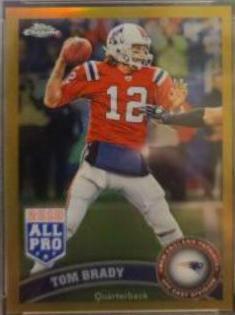 Tom Brady [Gold Refractor] #20