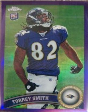 Torrey Smith [Looking Up Purple Refractor] #97