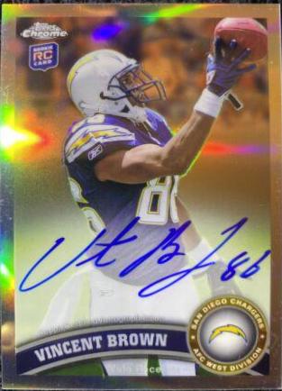 Vincent Brown [Refractor Autograph] #42