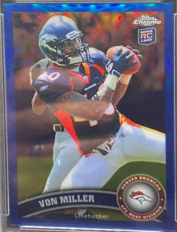 Von Miller [Ball in Hands Blue Refractor] #212