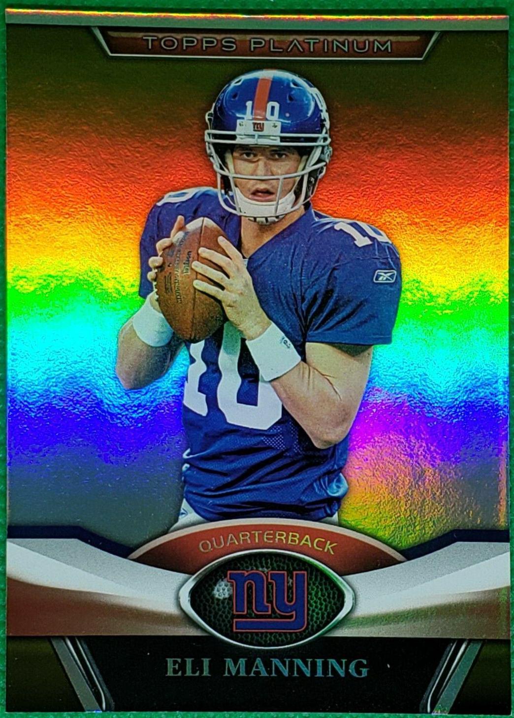 Eli Manning [Gold Refractor] #129
