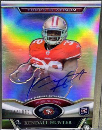 Kendall Hunter [Rookie Patch Autograph] #139