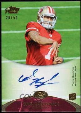 Colin Kaepernick [Autograph Gold] #47