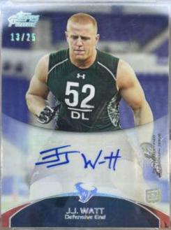 J.J. Watt [Autograph Silver Holofoil] #152
