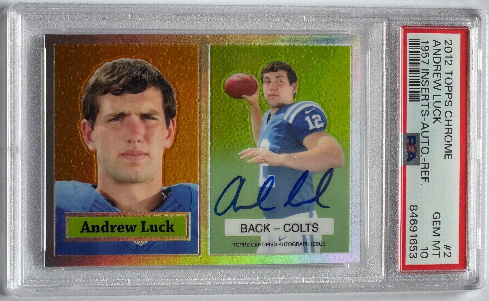 Andrew Luck [Autograph Refractor] #2