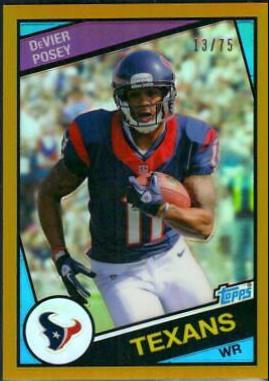 DeVier Posey [Gold Refractor] #15