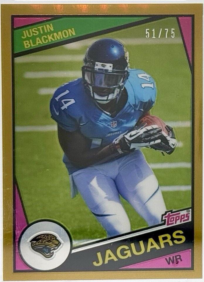 Justin Blackmon [Gold Refractor] #30