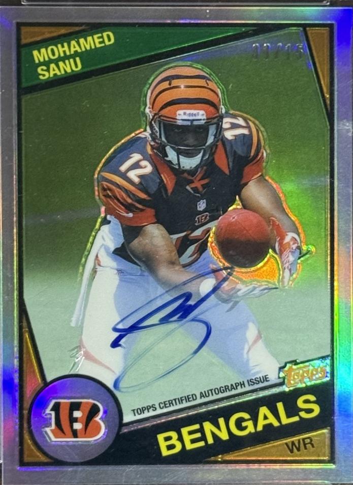 Mohamed Sanu [Autograph Refractor] #13
