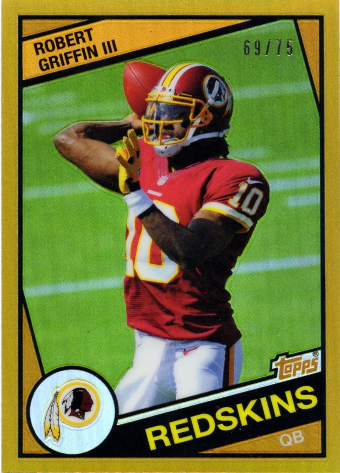 Robert Griffin III [Gold Refractor] #10