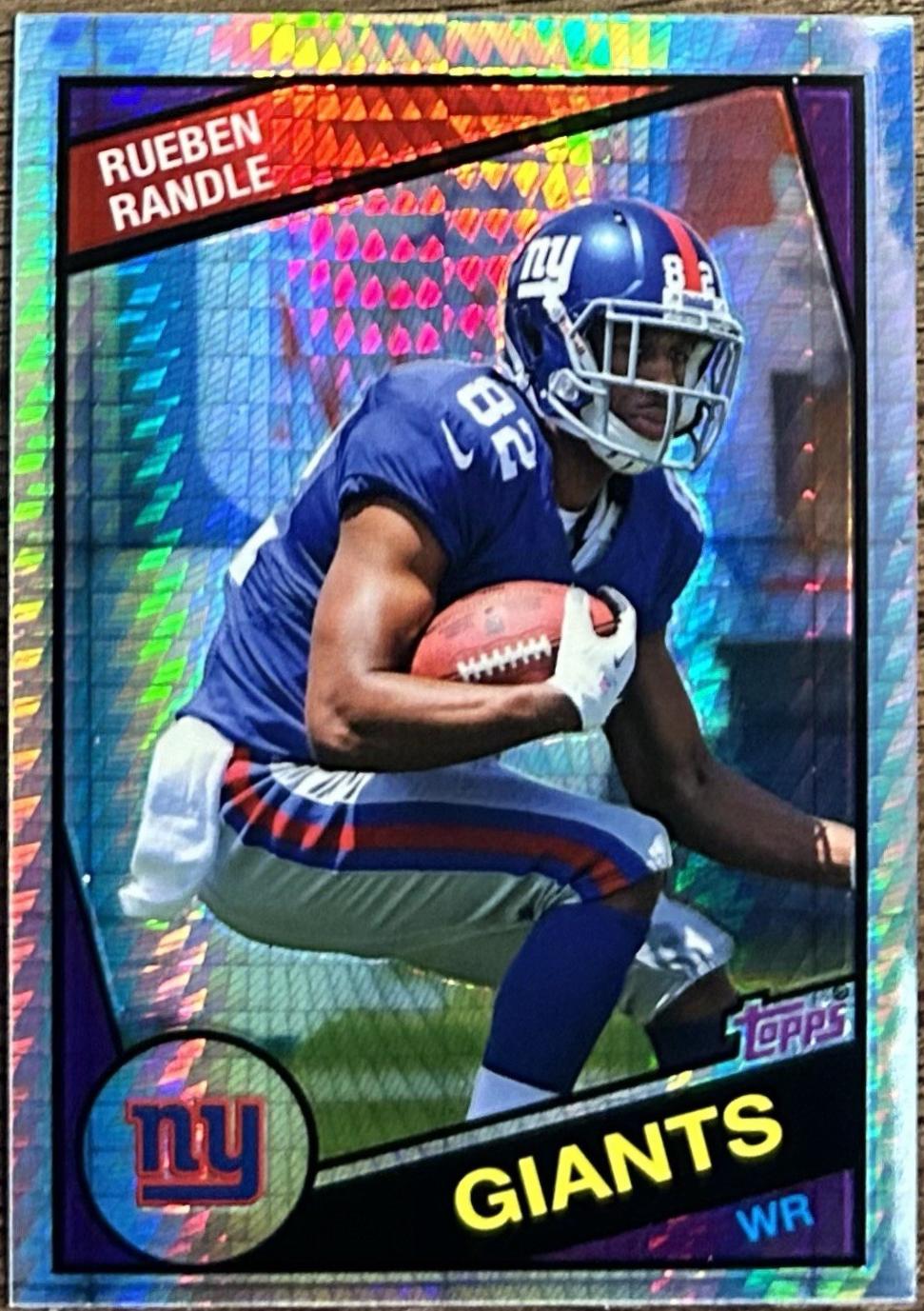 Rueben Randle [Prism Refractor Die Cut] #12
