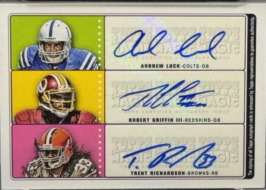 Andrew Luck [Mini Autograph] #1