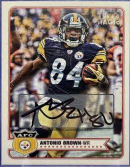Antonio Brown [Autograph Black Border] #125