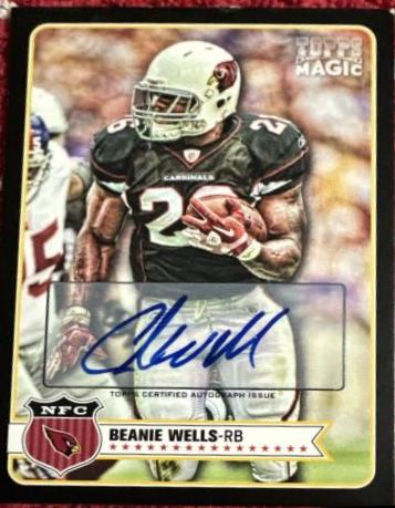 Beanie Wells [Autograph Black Border] #91