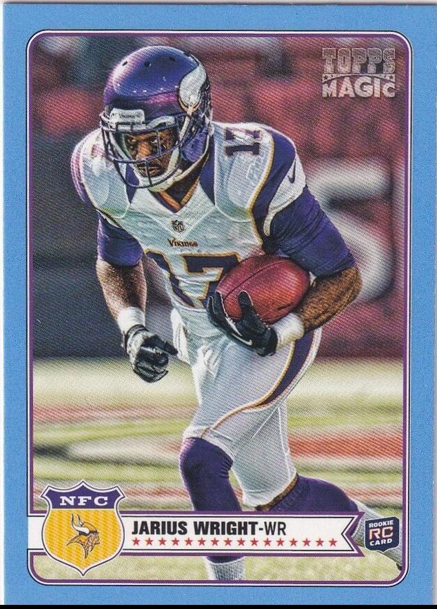 Jarius Wright [Mini Blue Border] #149