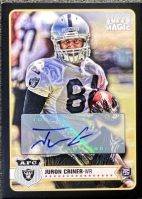 Juron Criner [Autograph Black Border] #111