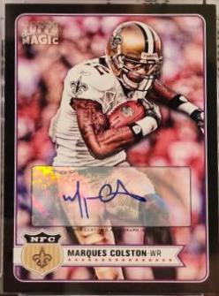 Marques Colston [Autograph Black Border] #204