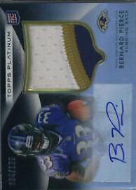 Bernard Pierce [Autograph Patch Black Refractor] #113