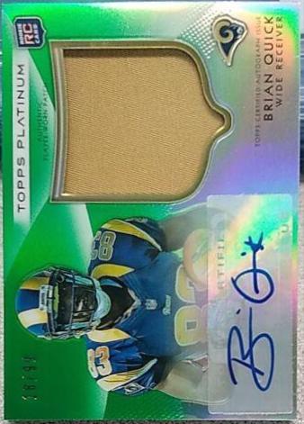 Brian Quick [Autograph Patch Green Refractor] #125
