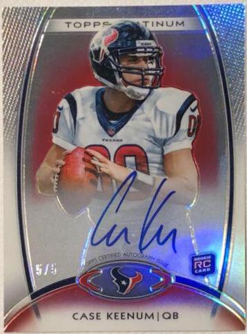 Case Keenum [Red Refractor Autograph] #156