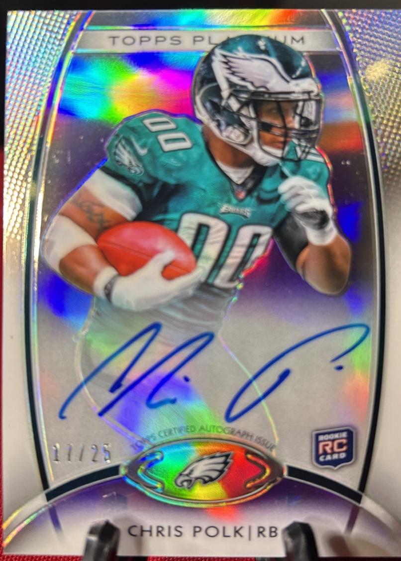 Chris Polk [Purple Refractor Autograph] #151