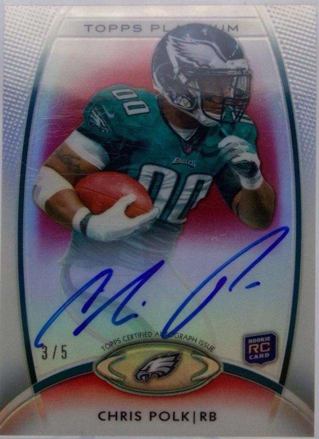 Chris Polk [Red Refractor Autograph] #151