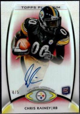 Chris Rainey [Red Refractor Autograph] #114