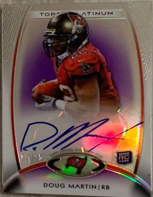 Doug Martin [Purple Refractor Autograph] #108