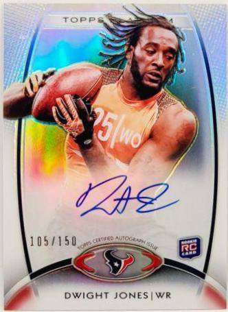 Dwight Jones [Black Refractor Autograph] #162