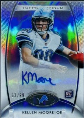 Kellen Moore [Blue Refractor Autograph] #153