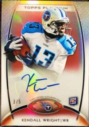 Kendall Wright [Red Refractor Autograph] #118