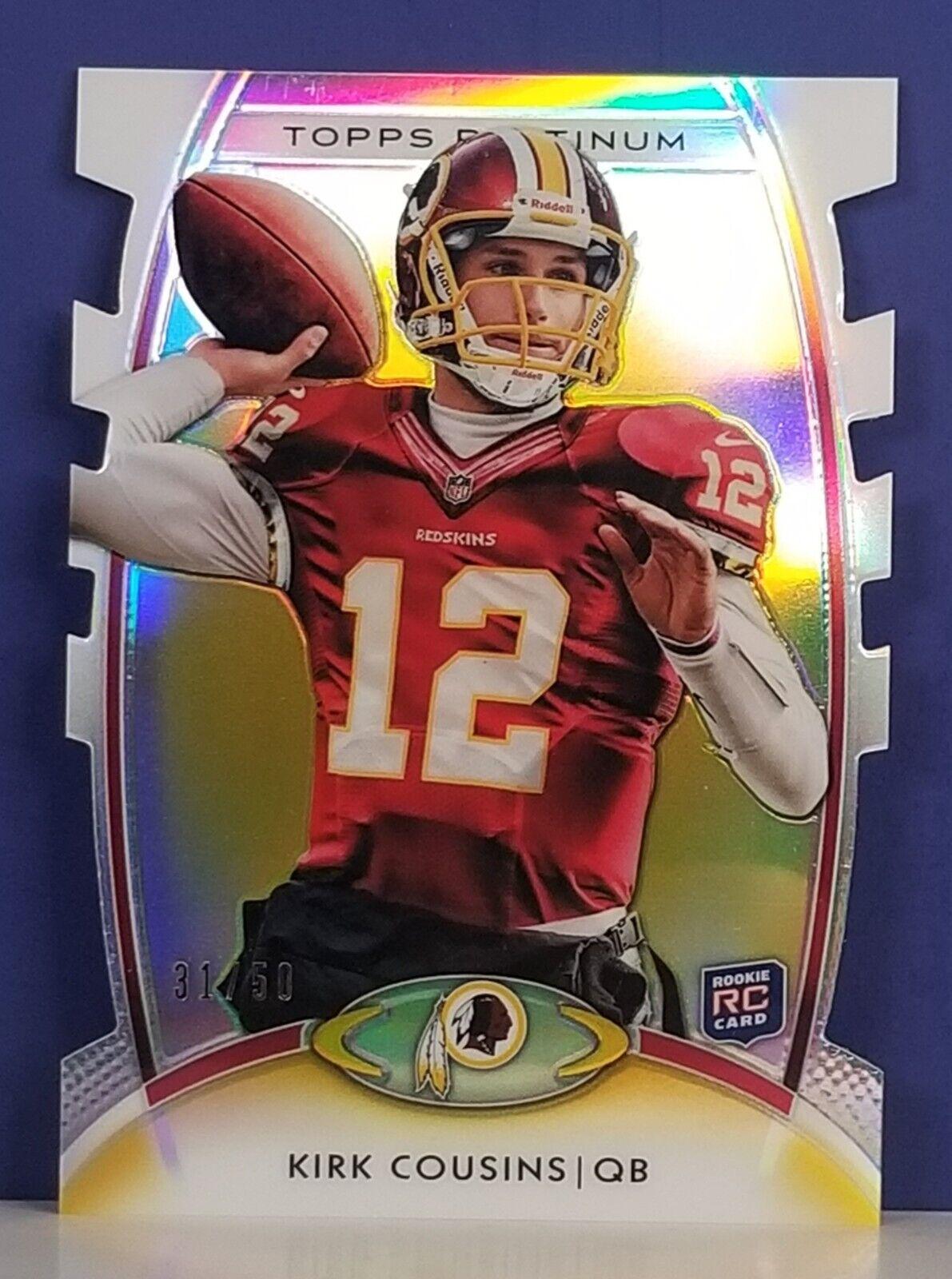 Kirk Cousins [Gold Refractor Die Cut] #104