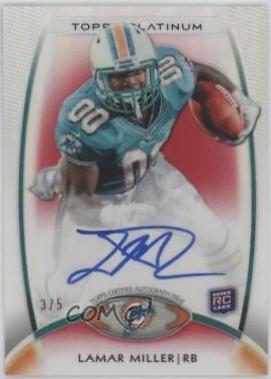 Lamar Miller [Red Refractor Autograph] #107
