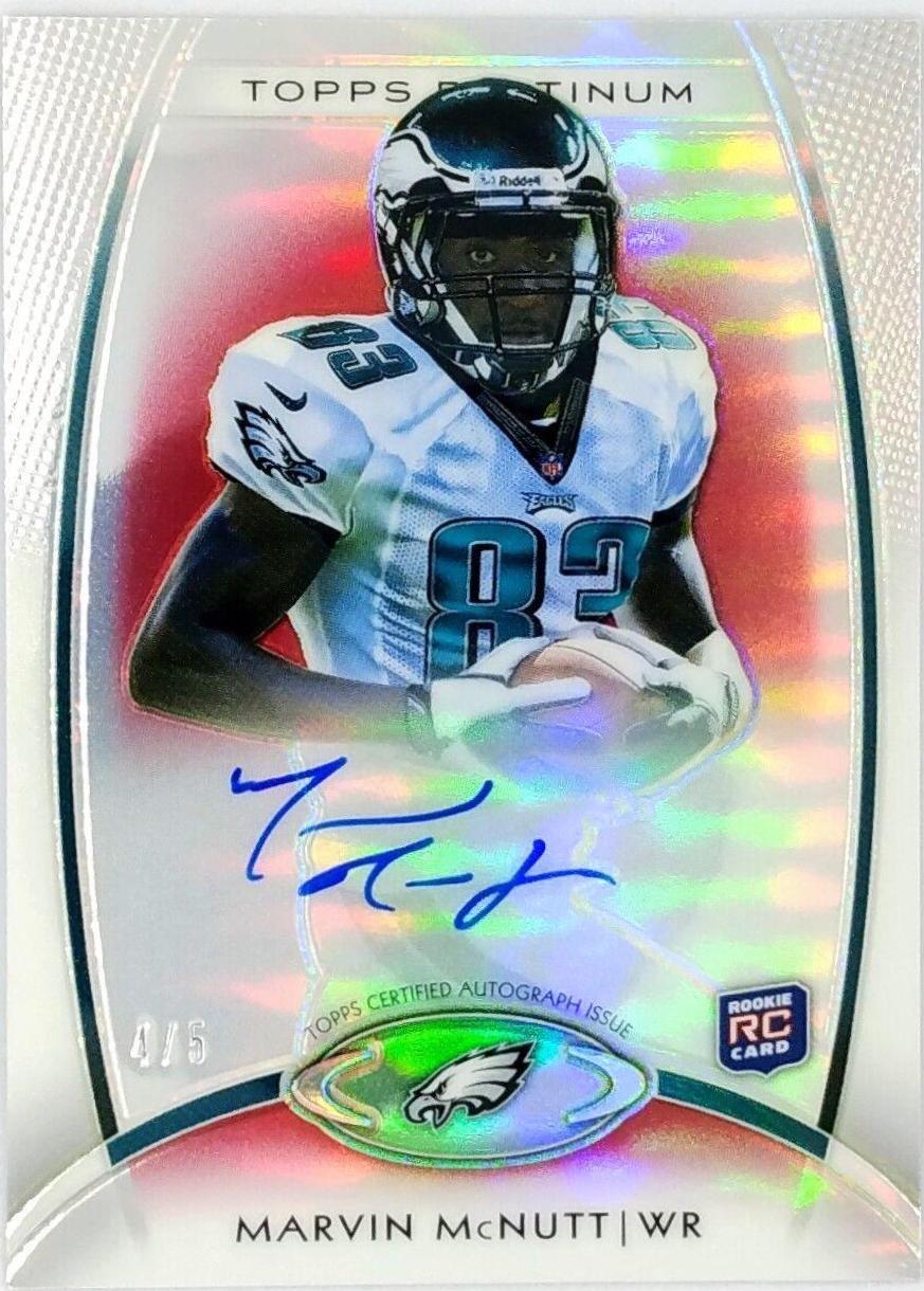 Marvin McNutt [Red Refractor Autograph] #142