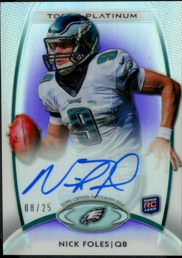 Nick Foles [Purple Refractor Autograph] #103