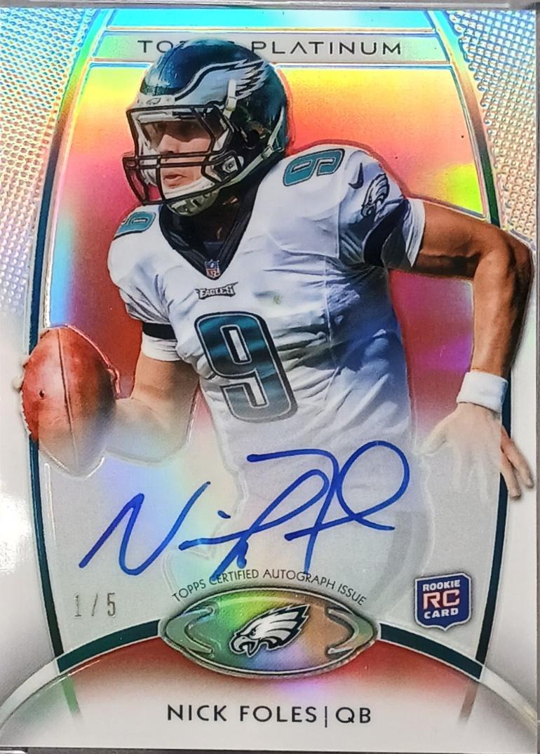 Nick Foles [Red Refractor Autograph] #103