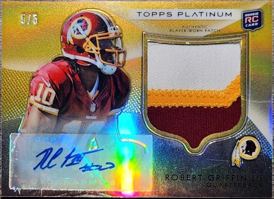 Robert Griffin III [Autograph Patch Purple Refractor] #120
