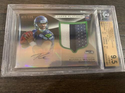 Russell Wilson [Autograph Patch Black Refractor] #138