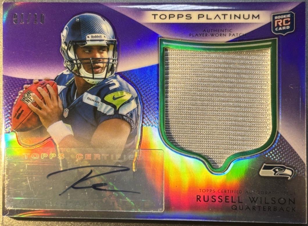 Russell Wilson [Autograph Patch Purple Refractor] #138