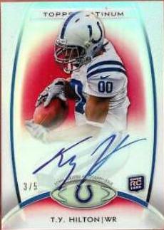 T.Y. Hilton [Red Refractor Autograph] #147