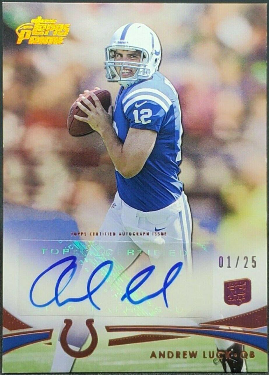 Andrew Luck [Autograph Copper Rainbow] #1
