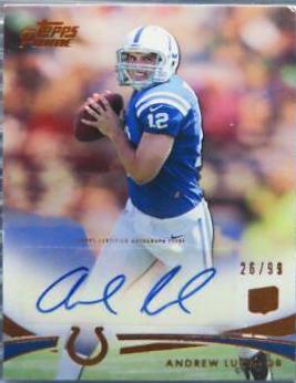 Andrew Luck [Autograph Copper] #1