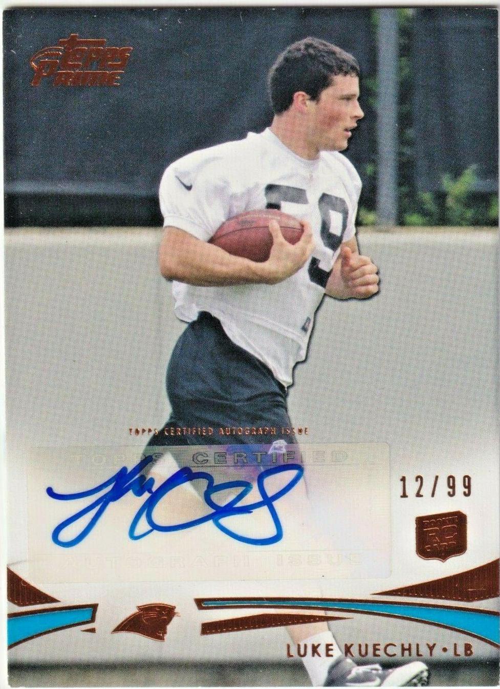 Luke Kuechly [Autograph Copper] #89
