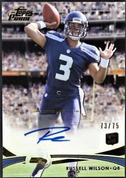 Russell Wilson [Autograph Gold] #78